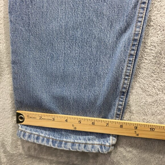 Levi's 550 Jeans Mens 34x34 Light Wash Relaxed Fit Tapered Leg Denim Zip Fly Y2K - Picture 10 of 10